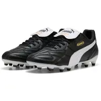Puma Voetbalschoen 'King Top' goud / zwart / wit