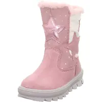 Superfit Snowboots 'Flavia' rosa / zilver / parelwit