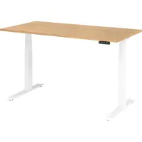 Hjh OFFICE PRO XDKB 16 W | 160x80 | elektrisch in hoogte verstelbaar - 160 x 80 Eiken Tafelhoogte I Elektrisch in hoogte verstelbaar