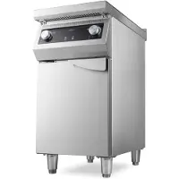 Maxima Fornuis - 2 Branders - Inductie - 70 cm Diep - met Opbergruimte