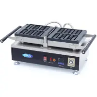 Maxima Wafelijzer - 2 Stuks - Brusselse Wafel - Draaibaar - Digitaal