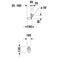 Duravit - Urinoirsifon 0051120000