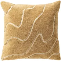 Dutch decor CIRI - kussenhoes 45x45 cm - bouclé - Semolina - beige - met rits - zonder binnenkussen