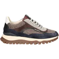 Floris van Bommel Sneakers laag 'De Groomer 05' marine / bruin / donkerbruin / zwart