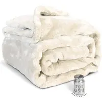 Unique living - Plaid Silke 150x200cm - Dove White