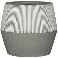 Pottery Pots Bloempot Ridged Harley L White stripe 53 x 48 cm