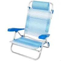 Aktive 62669 Multi-position Folding Armchair Blauw