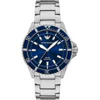 Emporio Armani Analoog horloge navy / zilver