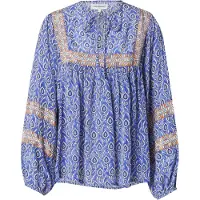 Lollys Laundry Blouse 'Teel' blauw / oranje / wit