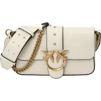 Pinko Schoudertas 'LOVE ONE' wit