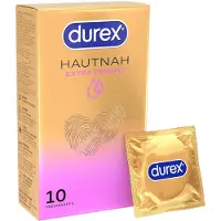 Durex Hautnah - extra glijmiddel condooms - 10 stuks