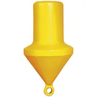 PLASTIMO Cylindrical Marking Buoy Geel 80 cm
