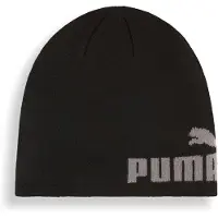 Puma Essentials beanie met middelhoge kroon zonder boord, Zwart