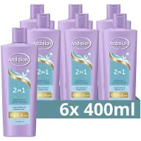 Andrélon - 2-in-1 Shampoo en Conditioner - 6 x 400 ml
