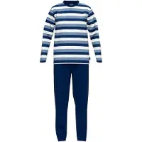 Ceceba +size pyjama met strepen donkerblauw/wit male | Maat: S