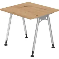 Hammerbacher In hoogte verstelbaar bureau ATORRI (80 80) beuken