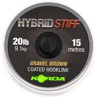 Korda Hybrid Stiff 20lb 15m Gravel Brown