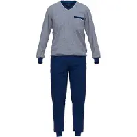 Götzburg pyjama donkerblauw/wit male | Maat: 48 (S)