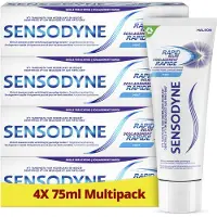 Sensodyne Rapid Relief – Tandpasta – Gevoelige tanden – Multipack – 4 x 75 ml