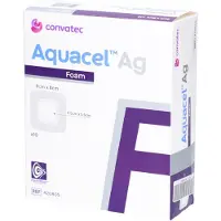 Aquacel AG Schuimverband Klevend 8x8cm 10 St Verband(en)