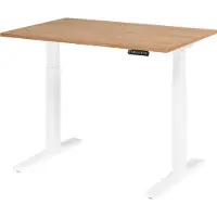 Hjh OFFICE PRO XMKA 12 W | 120x80 | elektrisch in hoogte verstelbaar - 120x80 Walnoot Tafelhoogte I Elektrisch in hoogte verstelbaar