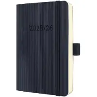 Sigel weekagenda 2025/2026 Conceptum - formaat A5 - zwart - softcover - 18 maanden - SI-C2607