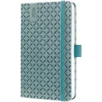 Sigel weekagenda Flair 2026 - formaat A6 - Ocean Blue - hardcover - SI-J6132