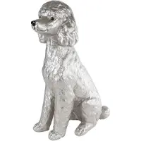 Coppens Sculptuur Poodle XXL champagne goud polystone |