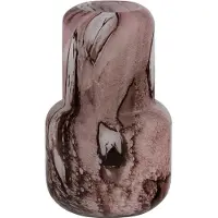 Woood Monika Vaas - Handgevormd - Glas - Bruin - 36x16x16