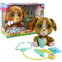 Dante Emotion Pets – Veterinary Set (Pluche Huilen Puppy 22 cm + Accessoires)