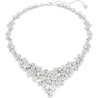 Swarovski Constella ketting 5732249 | v-vormige ketting met kristallen | wit, elegante sieraden voor een verfijnde touch