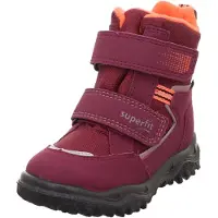 Superfit Snowboots 'HUSKY' zilvergrijs / koraal / bourgogne