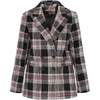 MyMo ROCKS Blazers lichtgrijs / rood / zwart