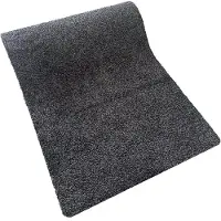JYG Deurmat XL KATCOT SUPERABSORB katoen zwart/antraciet 100 x 120cm - droogloopmat