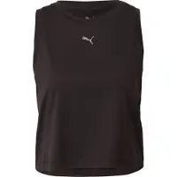 Puma Sporttop 'Cloudspun' lichtgrijs / zwart