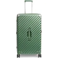 Carryon Trunk Grote Koffer 79cm – Harde Trolley 126 ltr met expander – TSA-slot – 4 Wielen – Groen