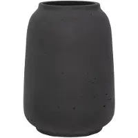 Pottery Pots - Vaas Mahir M - Ø16cm x H22cm - Indoor en Outdoor - Black Washed