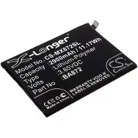 123accu MeiZu BA872 accu (2900 mAh, huismerk)