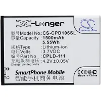 123accu Coolpad CPLD-106 / CPLD-111 accu (1500 mAh, huismerk)