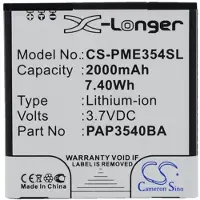 123accu Prestigio PAP3540BA accu (2000 mAh, huismerk)