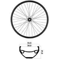 Mvtek 27.5´´ Tubeless Mtb Achterwiel
