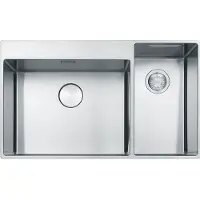 Franke Box Center - Spoelbak BWX 220/620-54-27/2, 86x51 cm, rvs 127.0538.259