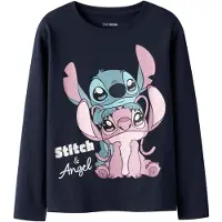TWO SOON Shirt 'Stitch' navy / turquoise / rosa / poederroze