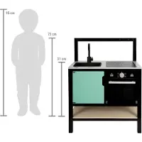 Small Foot - Houten Speelkeuken Industrieel, 6dlg.