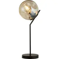 Searchlight Punch Tafellamp Zwart Metaal