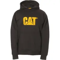 CAT Handelsmerk Katoenen Zwarte Heren Hoodie