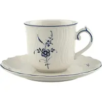 Villeroy Boch Koffiekop met schoteltje Villeroy &amp; Boch Old Luxembourg, 120 ml
