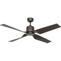 CasaFan ECO VENTOS IP44 132 BZ-BZ WiFi Flügel bronze Plafondventilator 26 W (Ø x h) 132 cm x 435 mm Brons Met afstandsbediening, Timer, Met wintermodus,