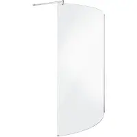 Allibert Inloopdouche Wings 140x210cm - Chroom Profiel - 8 Mm Helder Glas