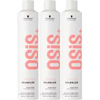 Schwarzkopf OSiS+ Sparkler - Shine Spray Triple Set 3x500ml